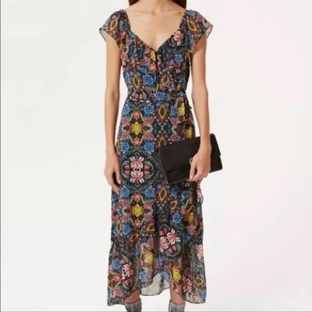 Rebecca Minkoff Floral Midi Dress